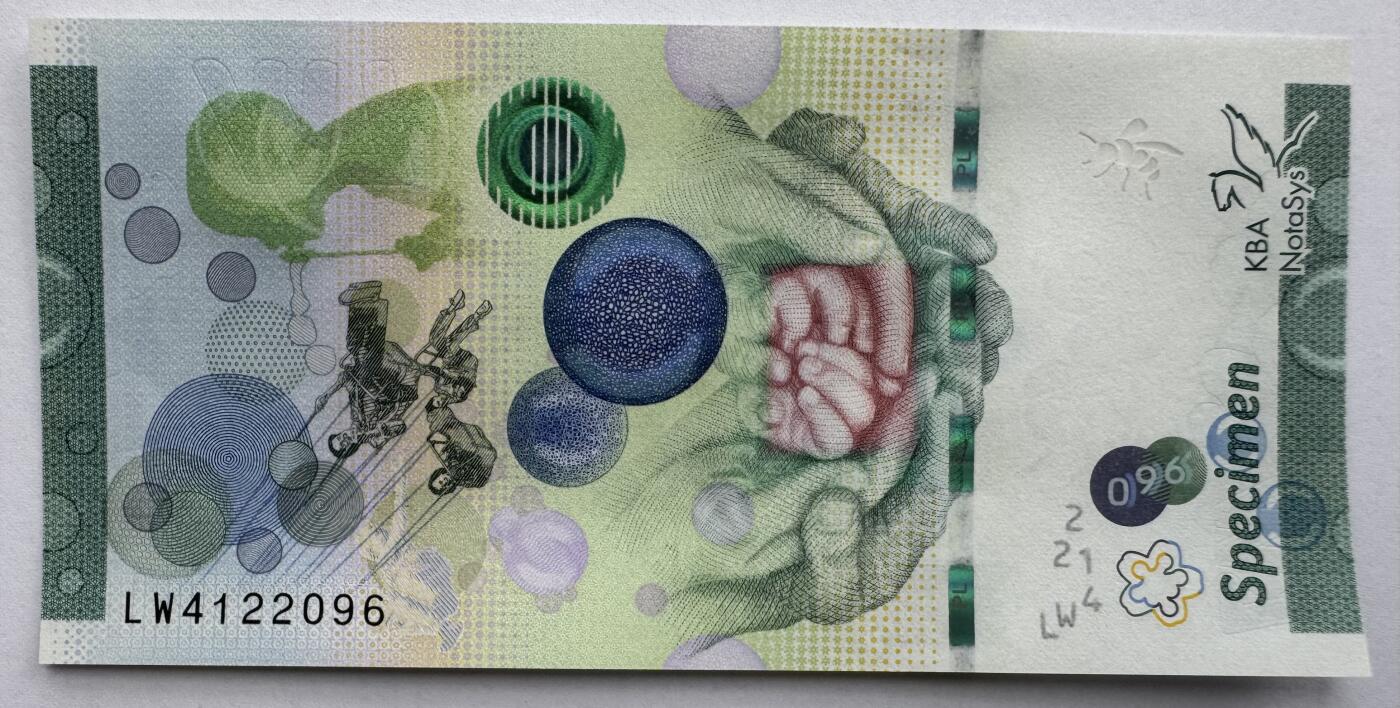 2026第4场（总第231期）：精品测试钞、外钞综合场  瑞士高宝KBA-NotaSys 2016年版“婴儿”Hybrid三层复合基材测试钞UNC