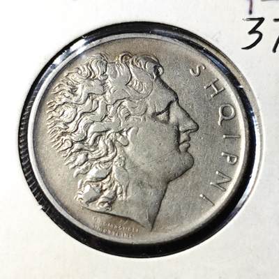 KK钱币收藏小铺   套币 批量/好品散币专场 2月预留时间 周末发货 -  阿尔巴尼亚1列克镍币