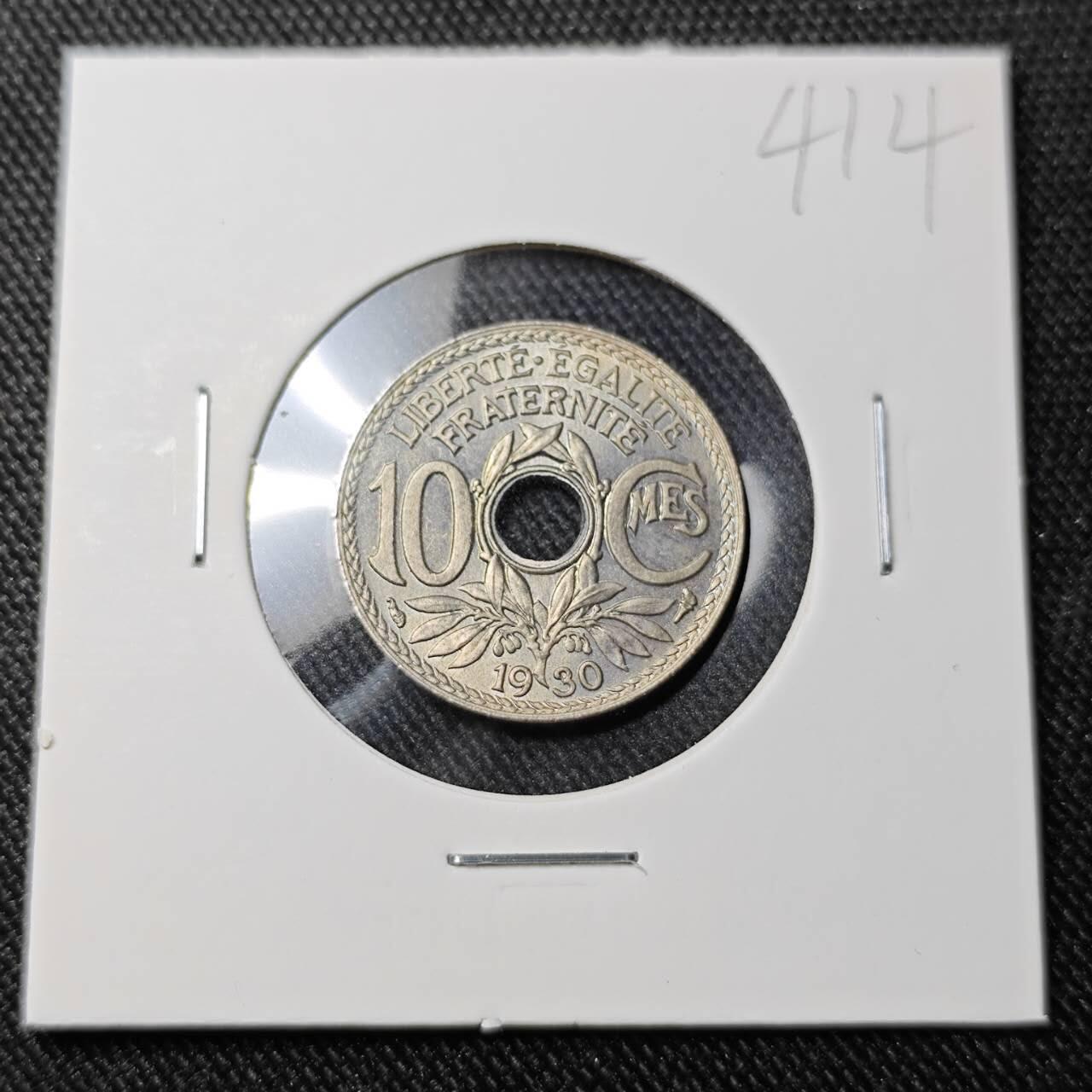 KK钱币收藏小铺   套币 批量/好品散币专场 2月预留时间 周末发货  1930法国10分