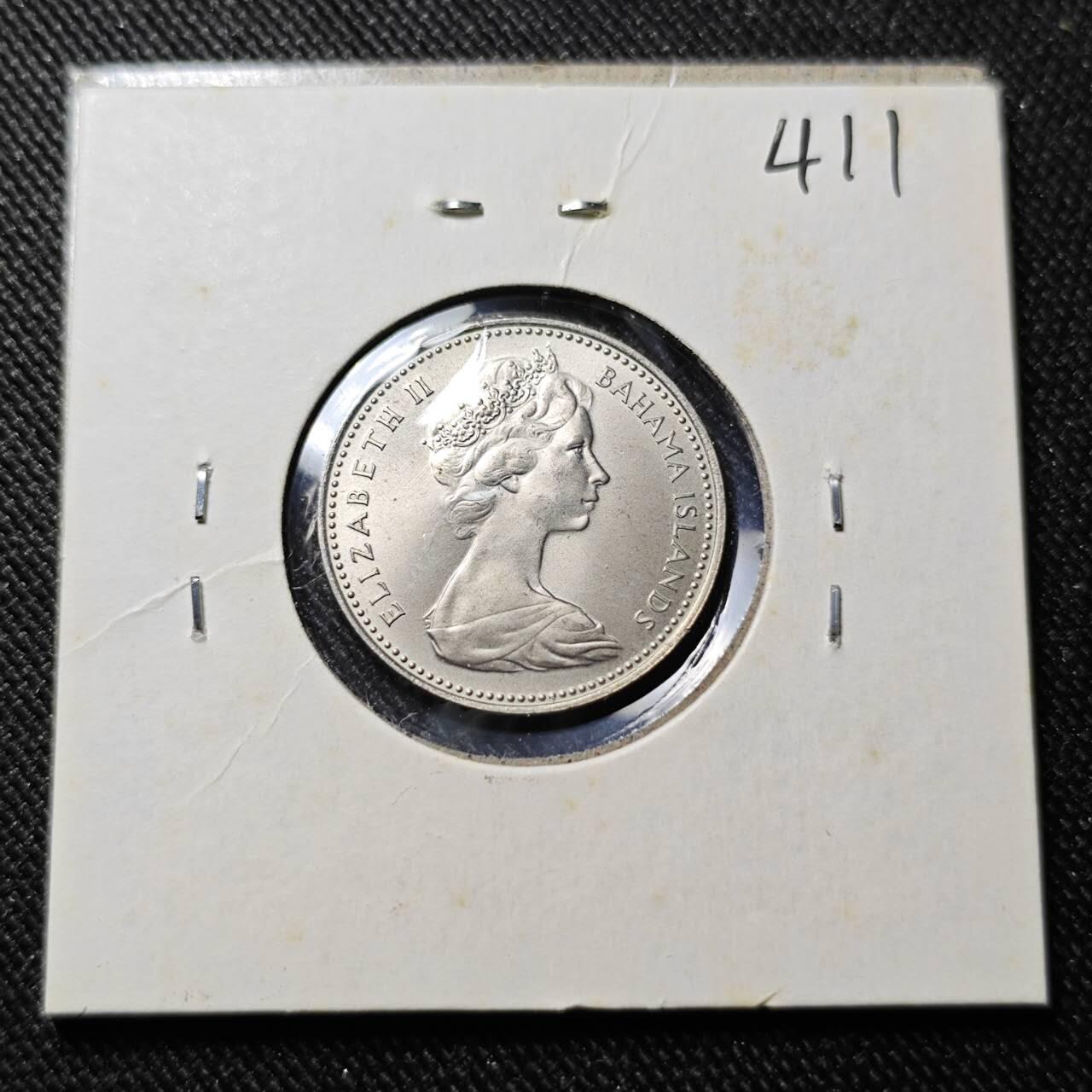 KK钱币收藏小铺   套币 批量/好品散币专场 2月预留时间 周末发货  1970巴哈马菠萝5分 好品