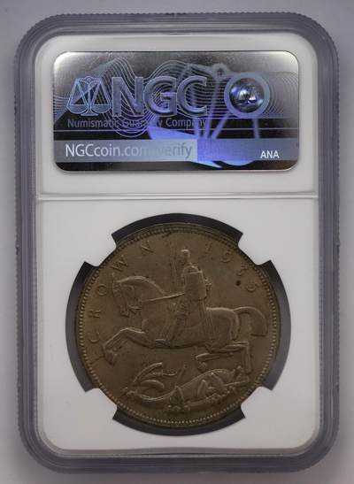 观钱近现代机制币拍卖No.002  英国1935年乔治五世登基 25 周年纪念克朗 NGC MS64