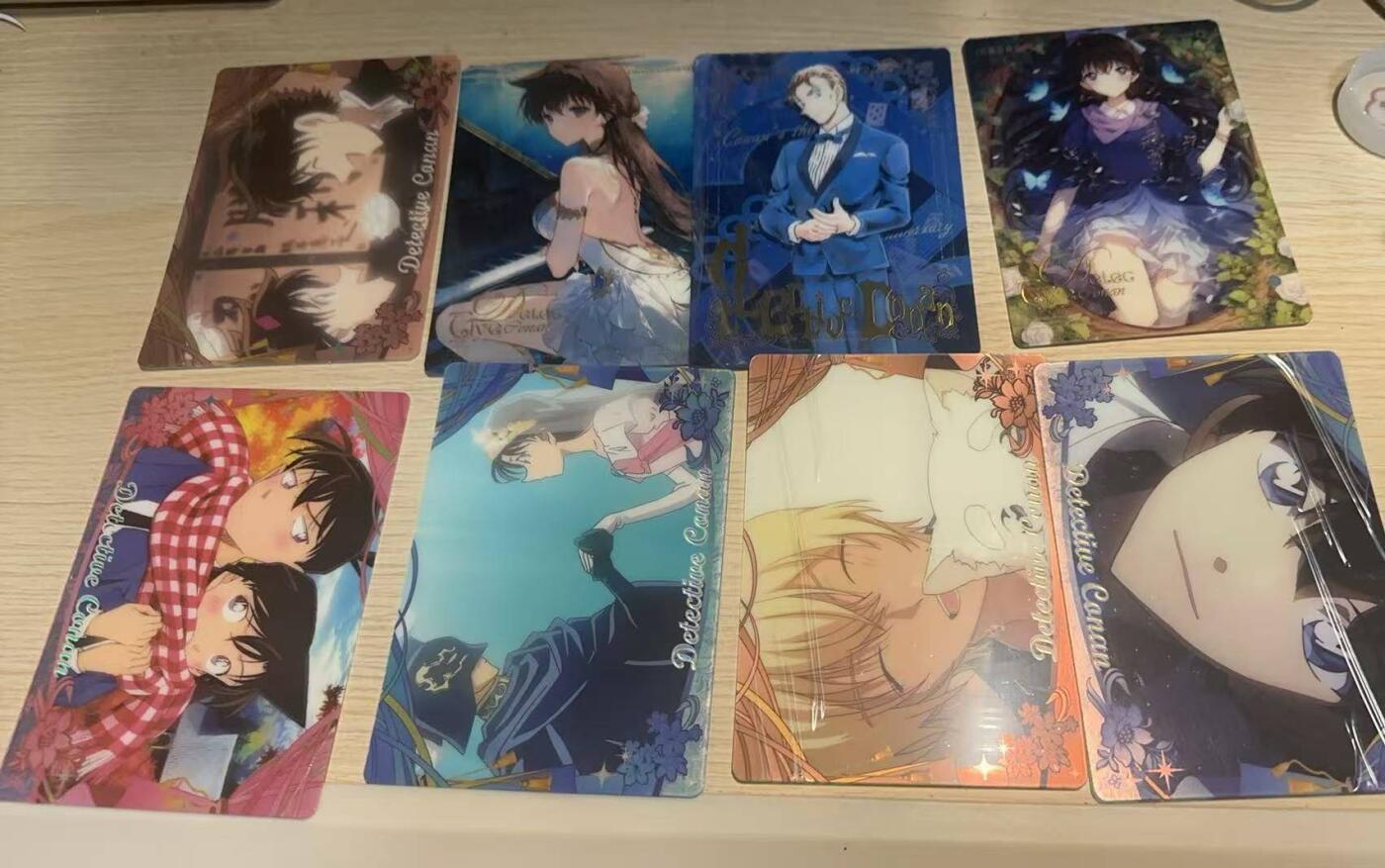 满赠PR！！龙虎卡牌-七七场（满200元包邮，无佣金，每周六结拍，欢迎送拍） pvc卡8张 名侦探柯南