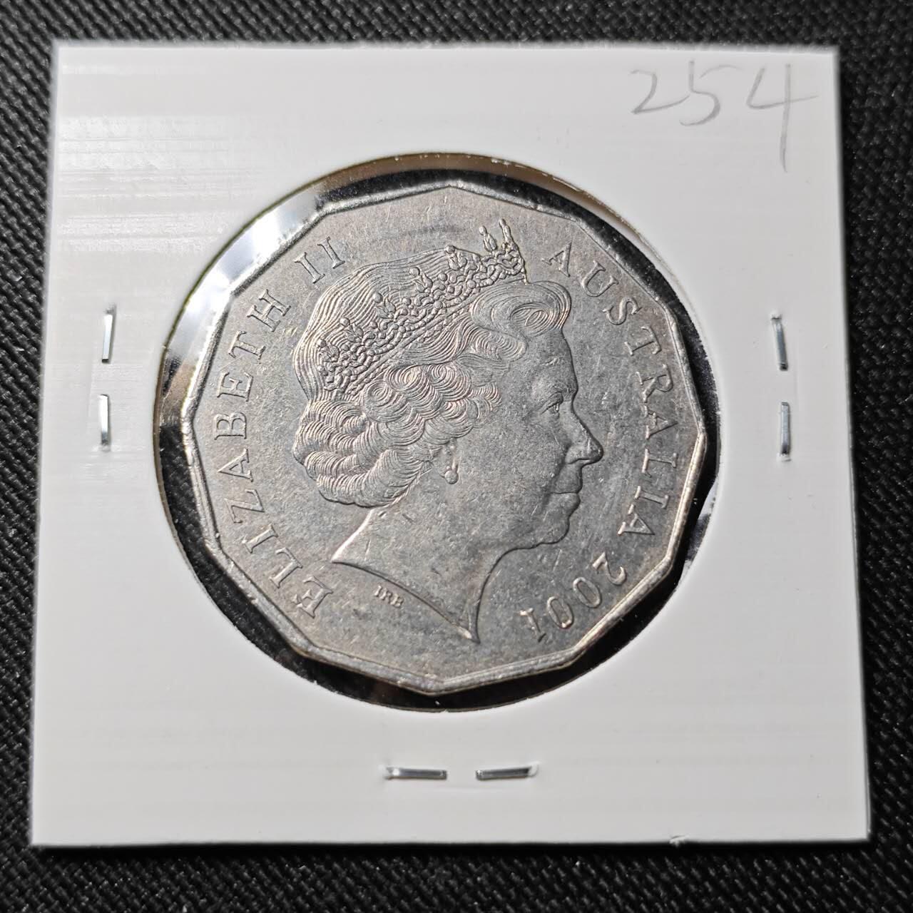 KK钱币收藏小铺   套币 批量/好品散币专场 2月预留时间 周末发货   澳大利亚50分纪念币