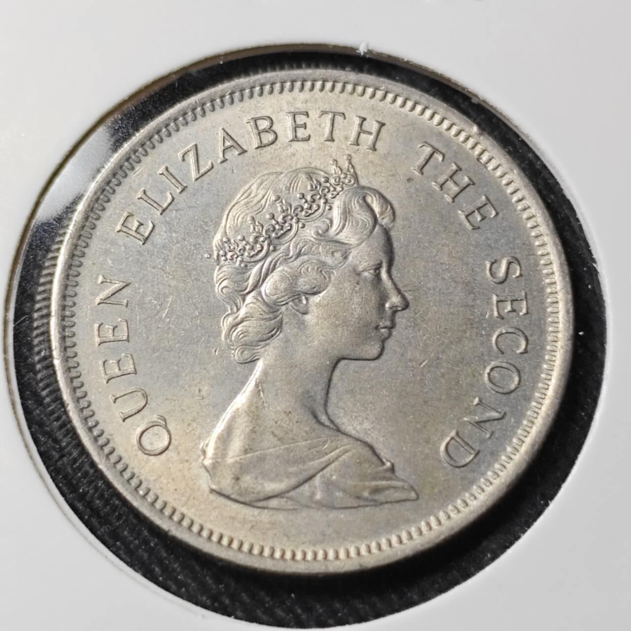 KK钱币收藏小铺   套币 批量/好品散币专场 2月预留时间 周末发货  1979香港花冠女王1元