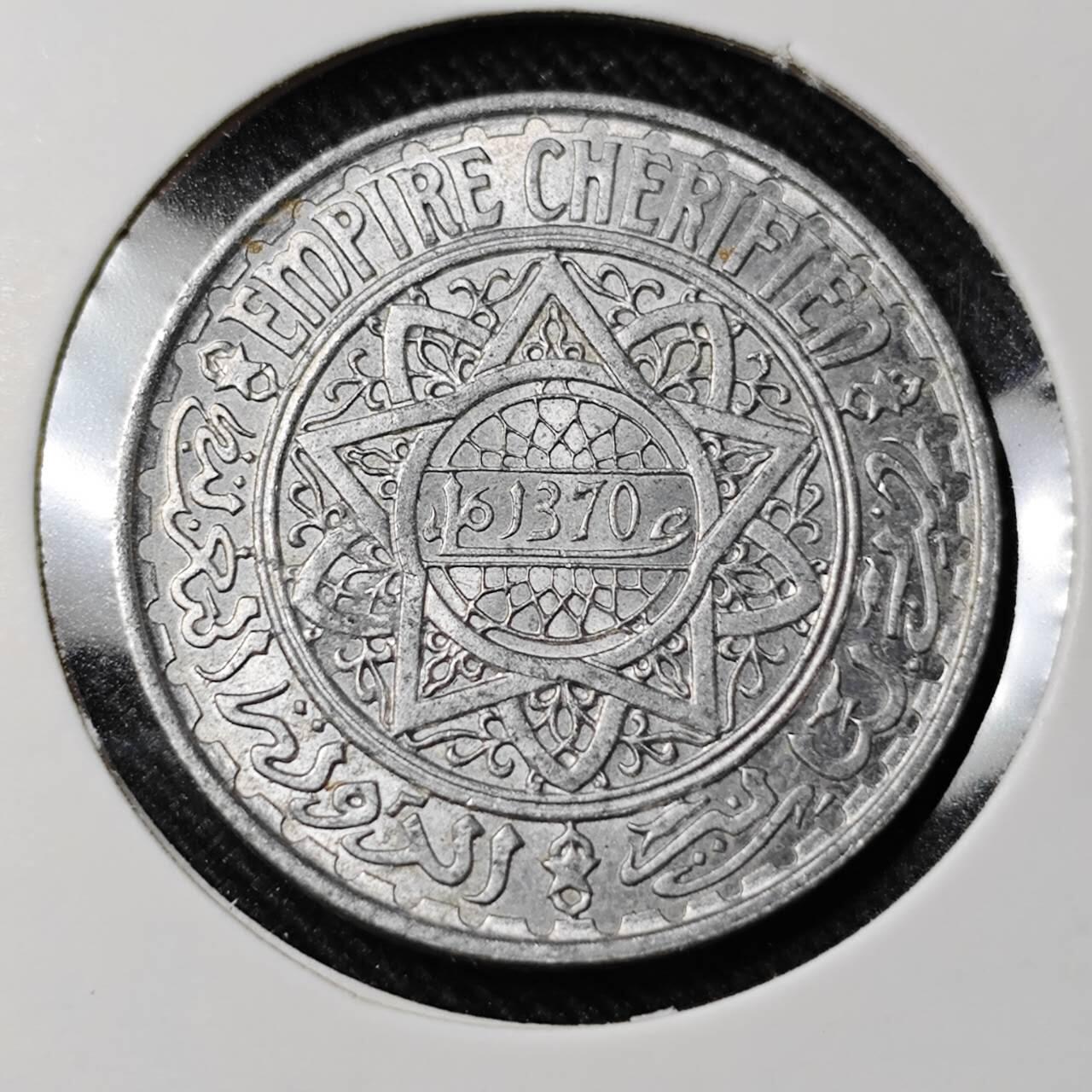 KK钱币收藏小铺   套币 批量/好品散币专场 2月预留时间 周末发货  法属摩洛哥5法郎 好品