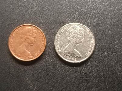 荟藏特别场次第五期——“社长的钢镚堆” 新西兰和澳洲硬币批量两枚