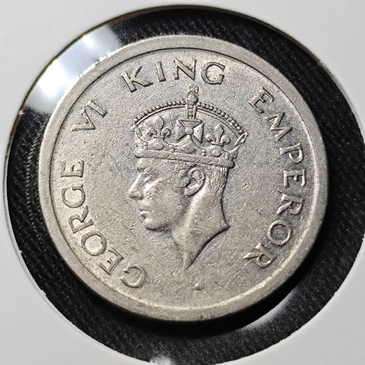 KK钱币收藏小铺   套币 批量/好品散币专场 2月预留时间 周末发货  1947英属印度1安娜镍币