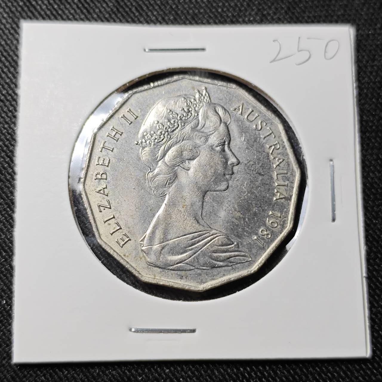 KK钱币收藏小铺   套币 批量/好品散币专场 2月预留时间 周末发货   澳大利亚50分纪念币