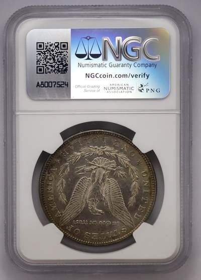 观钱近现代机制币拍卖No.002  美国1883年1美元摩根银元 NGC MS61