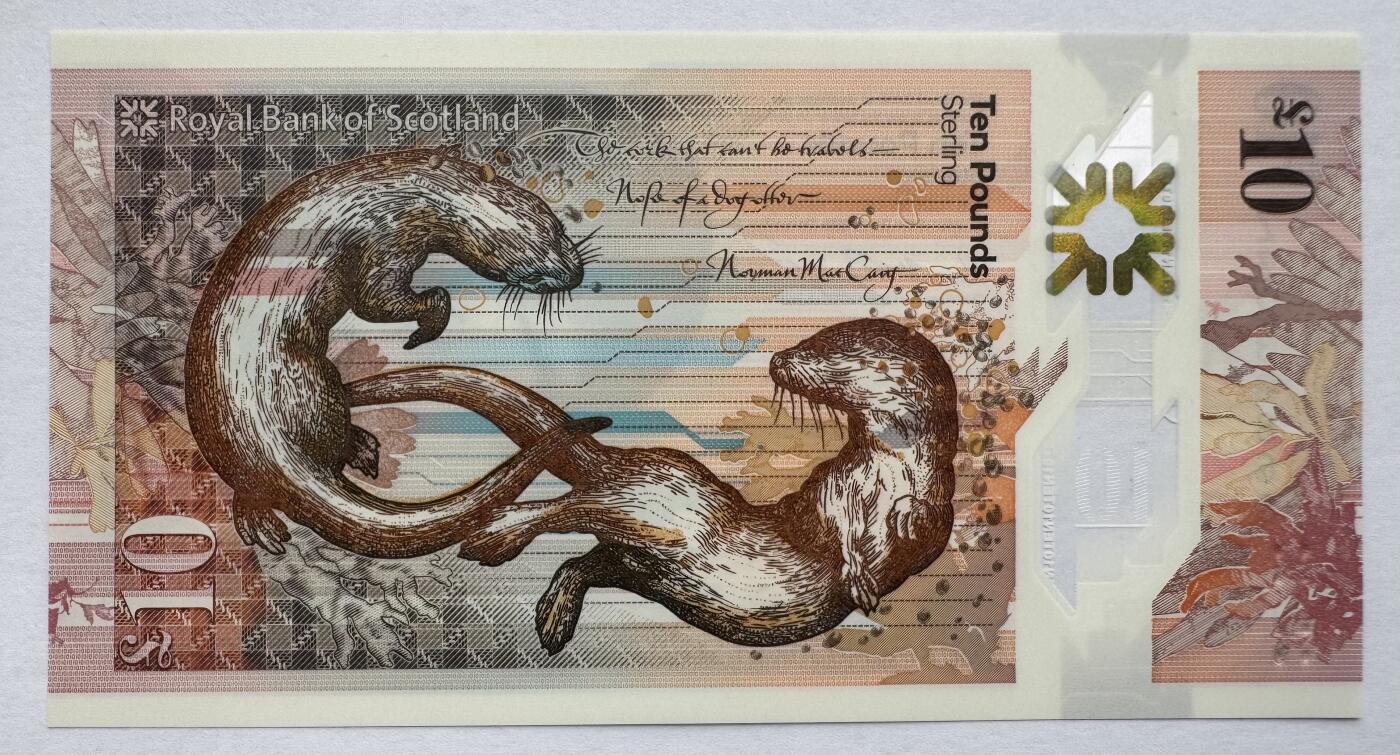 2026第4场（总第231期）：精品测试钞、外钞综合场  补号ZZ冠/苏格兰皇家银行2017年版10镑塑料钞UNC（全程无47尾8）