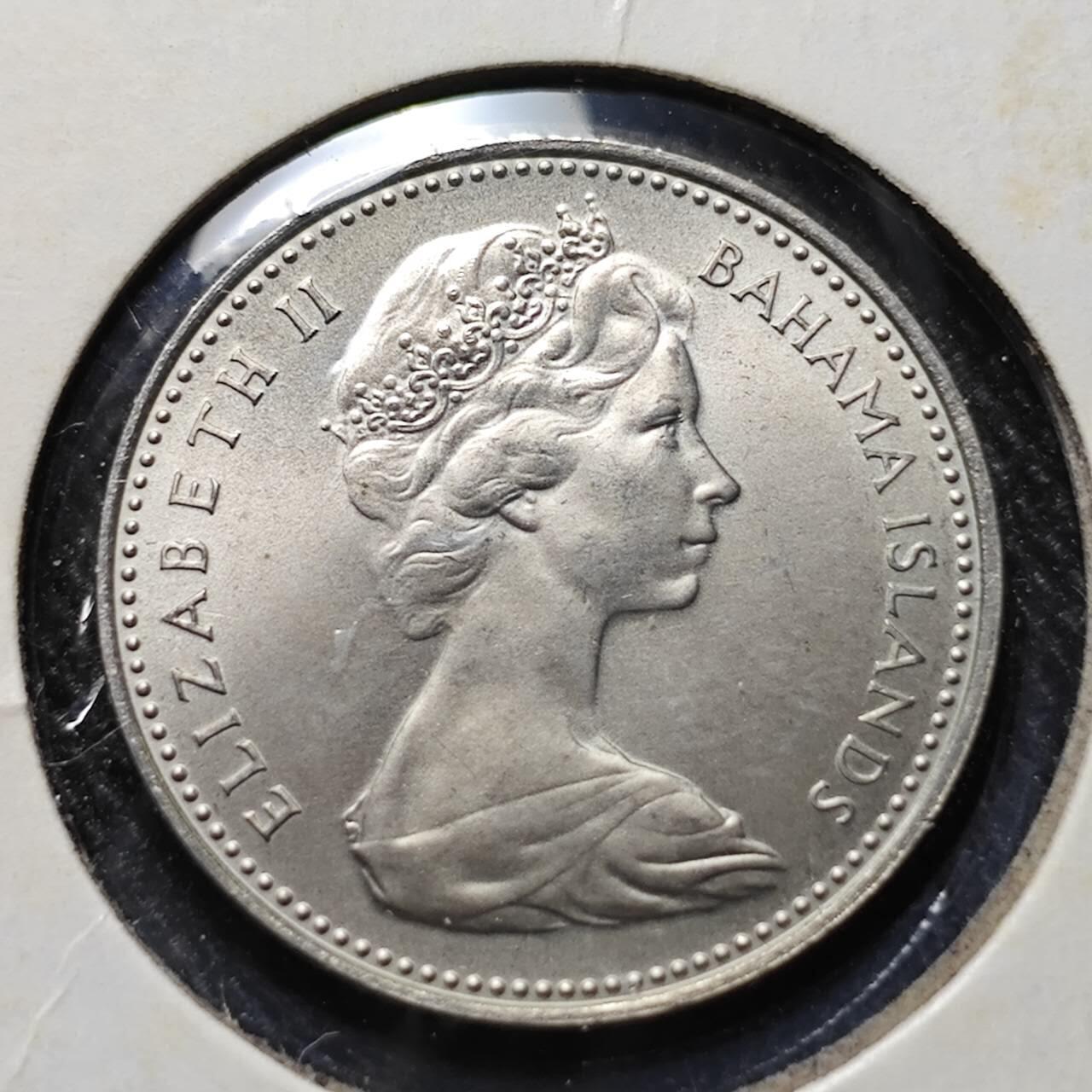 KK钱币收藏小铺   套币 批量/好品散币专场 2月预留时间 周末发货  1970巴哈马菠萝5分 好品