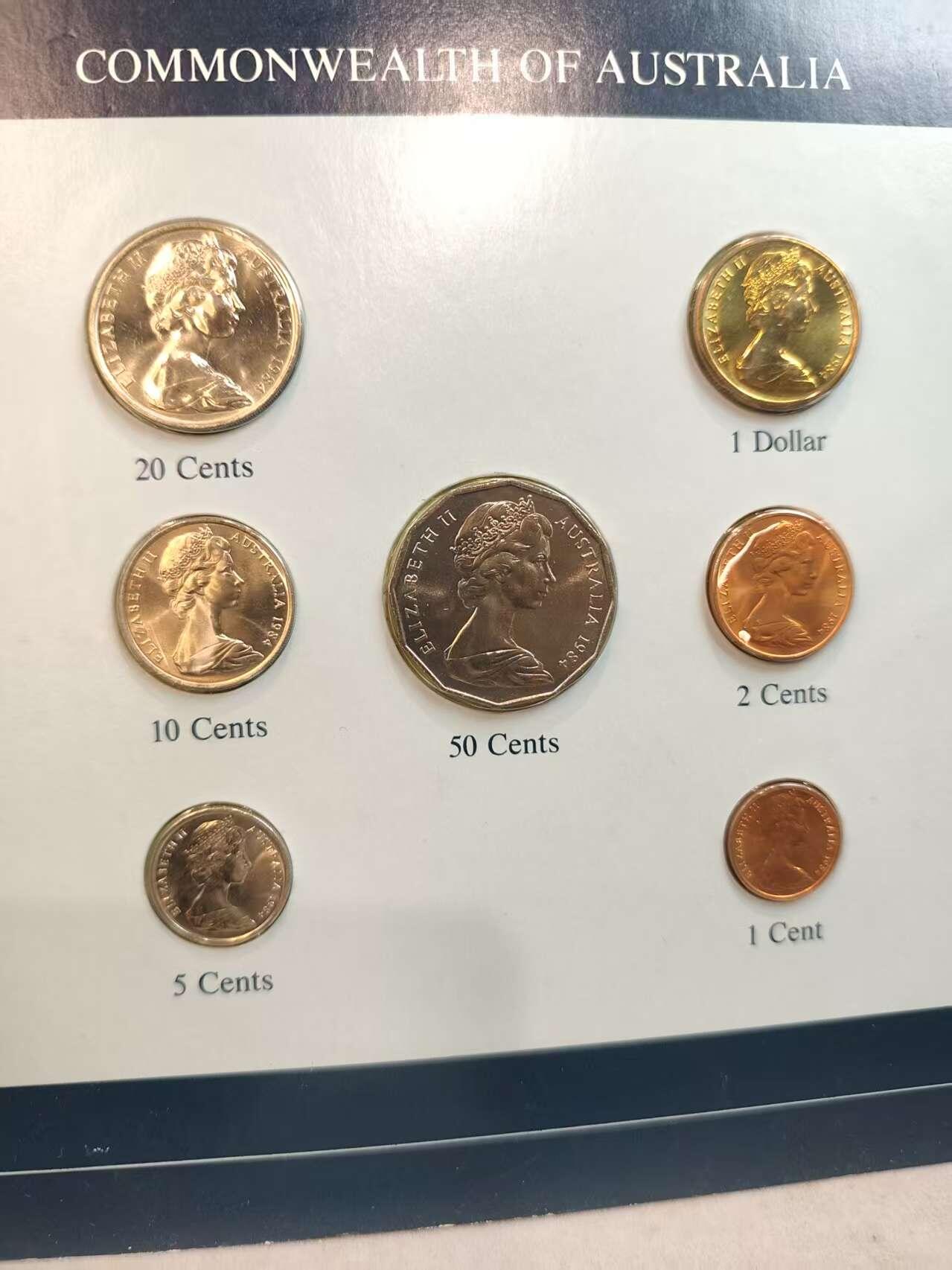 G&W世界散币，银币处理专场（第45场） 富兰克林-澳大利亚7枚套