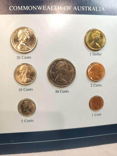 G&W世界散币，银币处理专场（第45场） - 富兰克林-澳大利亚7枚套