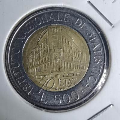 沼泽如烟--第1012场 - 意大利1996年500里拉纪念币