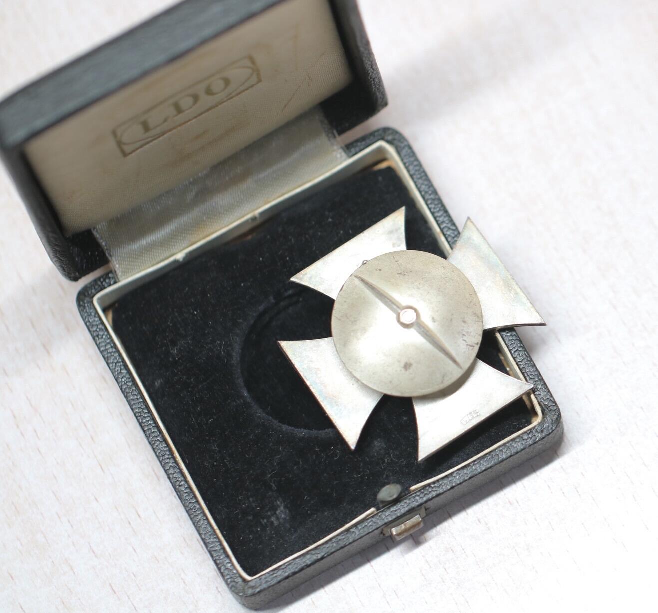 大猫徽章拍卖 第289期 一战1914一级铁十字勋章 圆盘版 配LDO原盒 品相状态很好