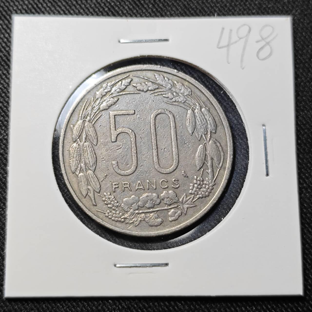 KK钱币收藏小铺   套币 批量/好品散币专场 2月预留时间 周末发货  1963喀麦隆50法郎