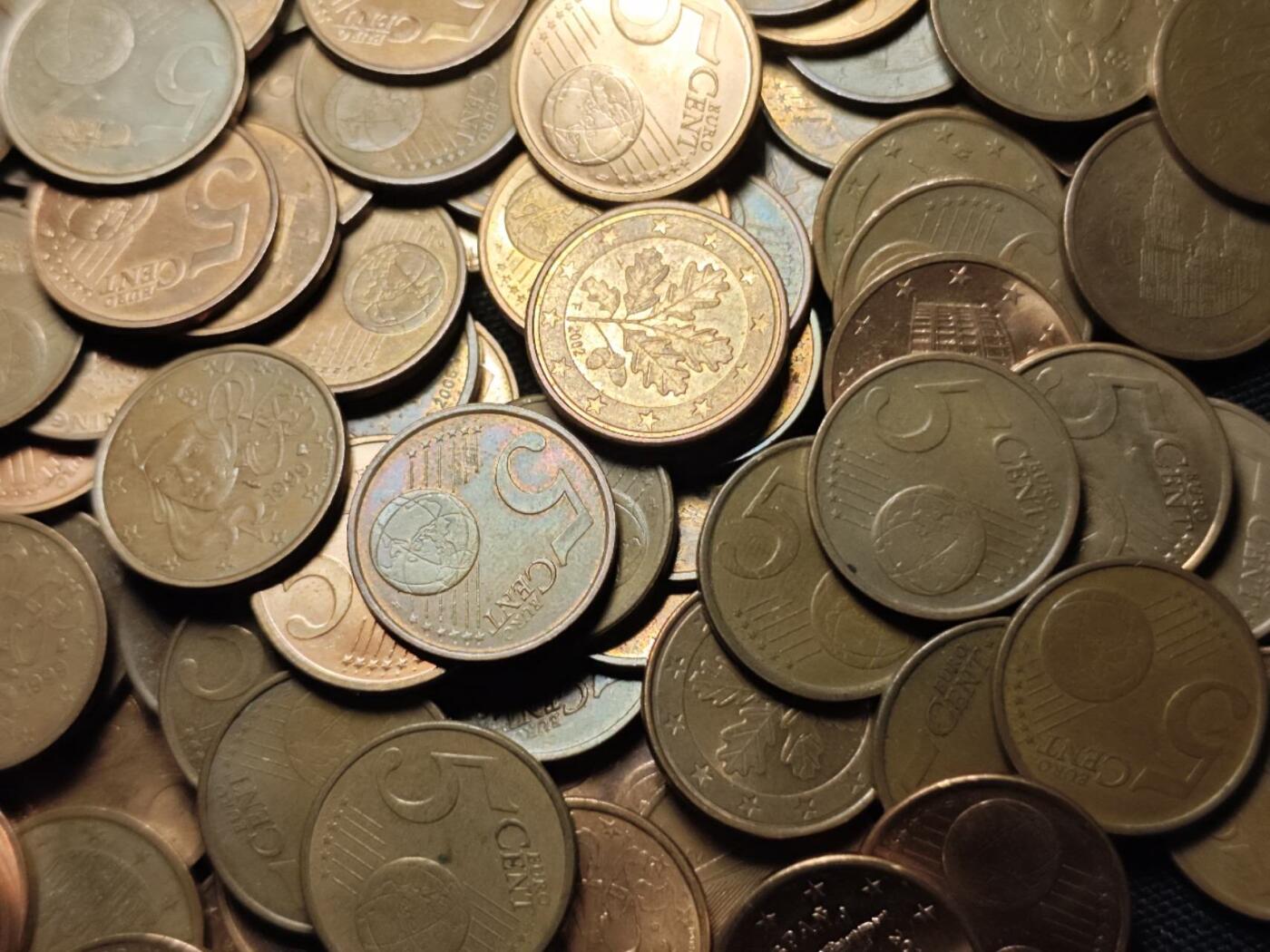 KK钱币收藏小铺   套币 批量/好品散币专场 2月预留时间 周末发货  各国5欧分一组695枚 面值34.75欧元