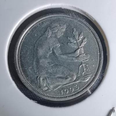 沼泽如烟--第1012场 - 德国1993年50芬尼