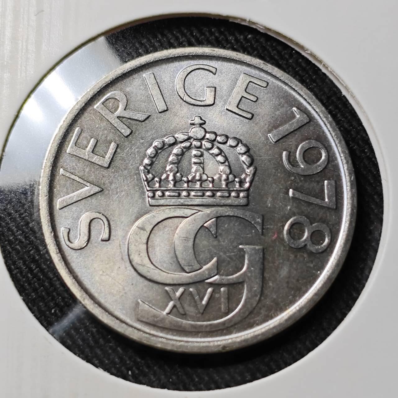 KK钱币收藏小铺   套币 批量/好品散币专场 2月预留时间 周末发货  1978瑞典5克朗 好品