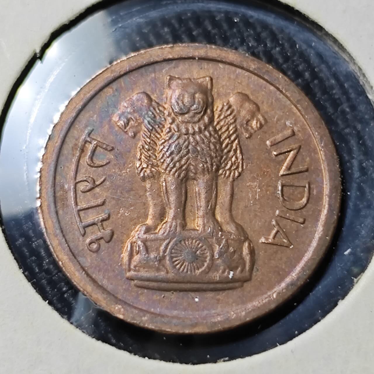 KK钱币收藏小铺   套币 批量/好品散币专场 2月预留时间 周末发货 1959印度1派沙铜币 好品 