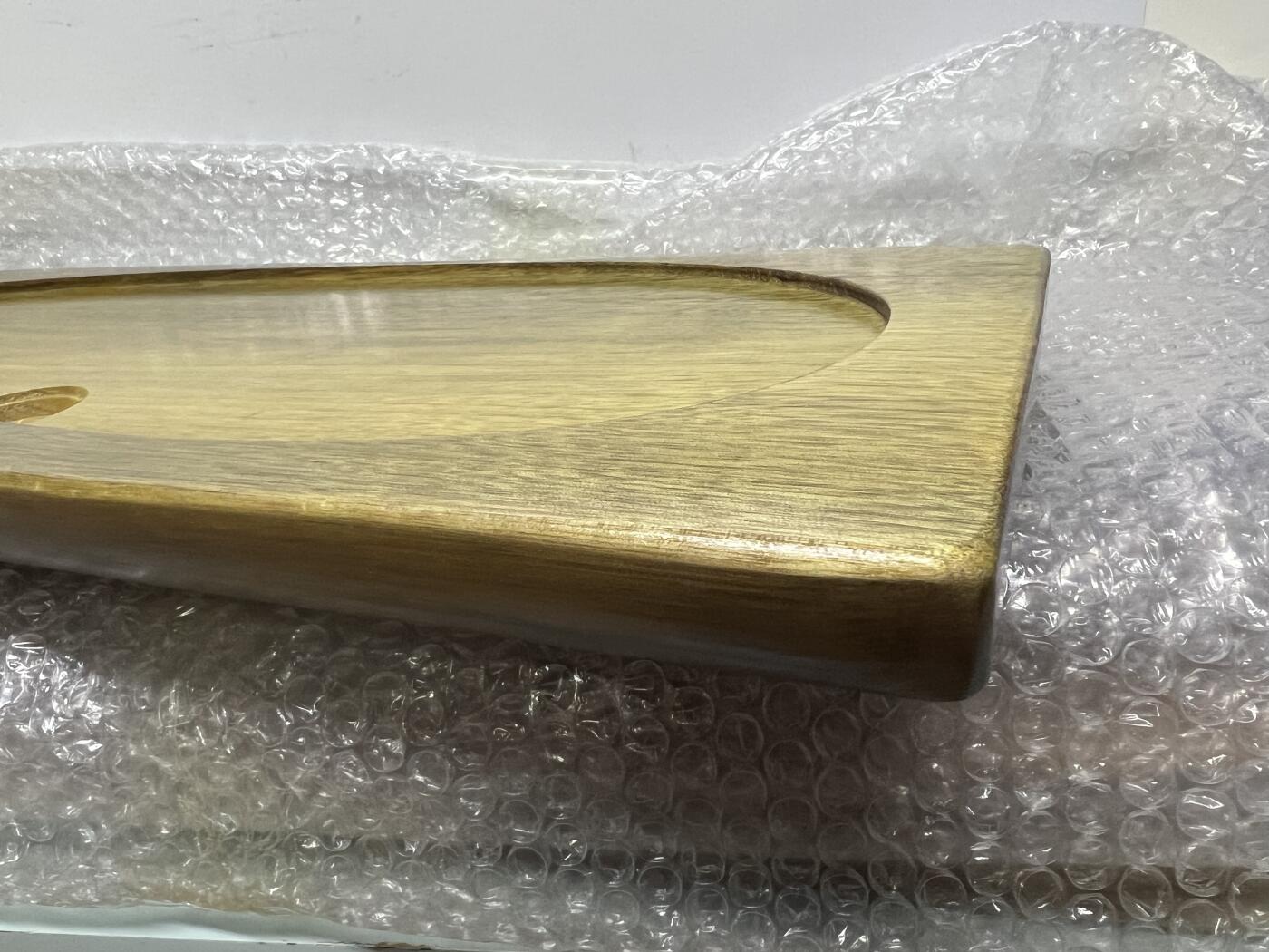 零元拍：金丝楠茶盘 金光闪闪。尺寸约：59.5/23.5/3.3CM。