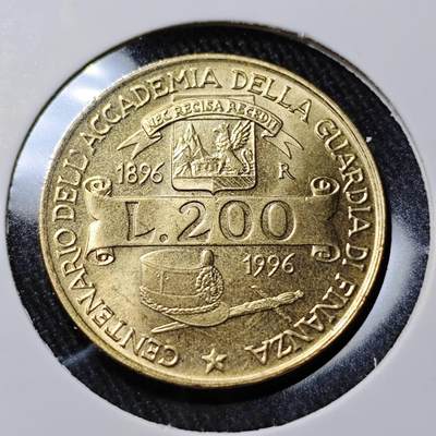 KK钱币收藏小铺   套币 批量/好品散币专场 2月预留时间 周末发货 -  意大利200里拉纪念币 好品