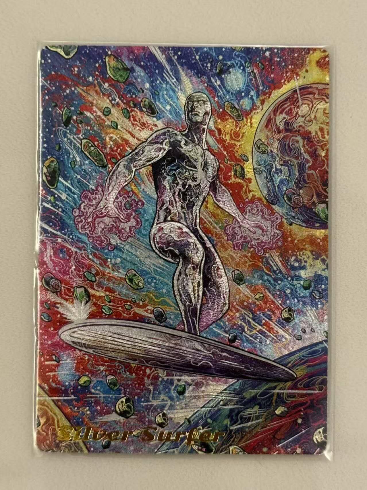 满赠PR！！龙虎卡牌-七七场（满200元包邮，无佣金，每周六结拍，欢迎送拍） 粗闪卡 谭二盲包 漫威DC系列 银影