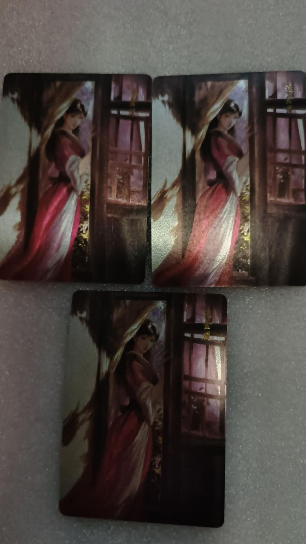 满赠PR！！龙虎卡牌-七七场（满200元包邮，无佣金，每周六结拍，欢迎送拍） 粗闪3张 百相豪杰传 - 潘金莲 三宫