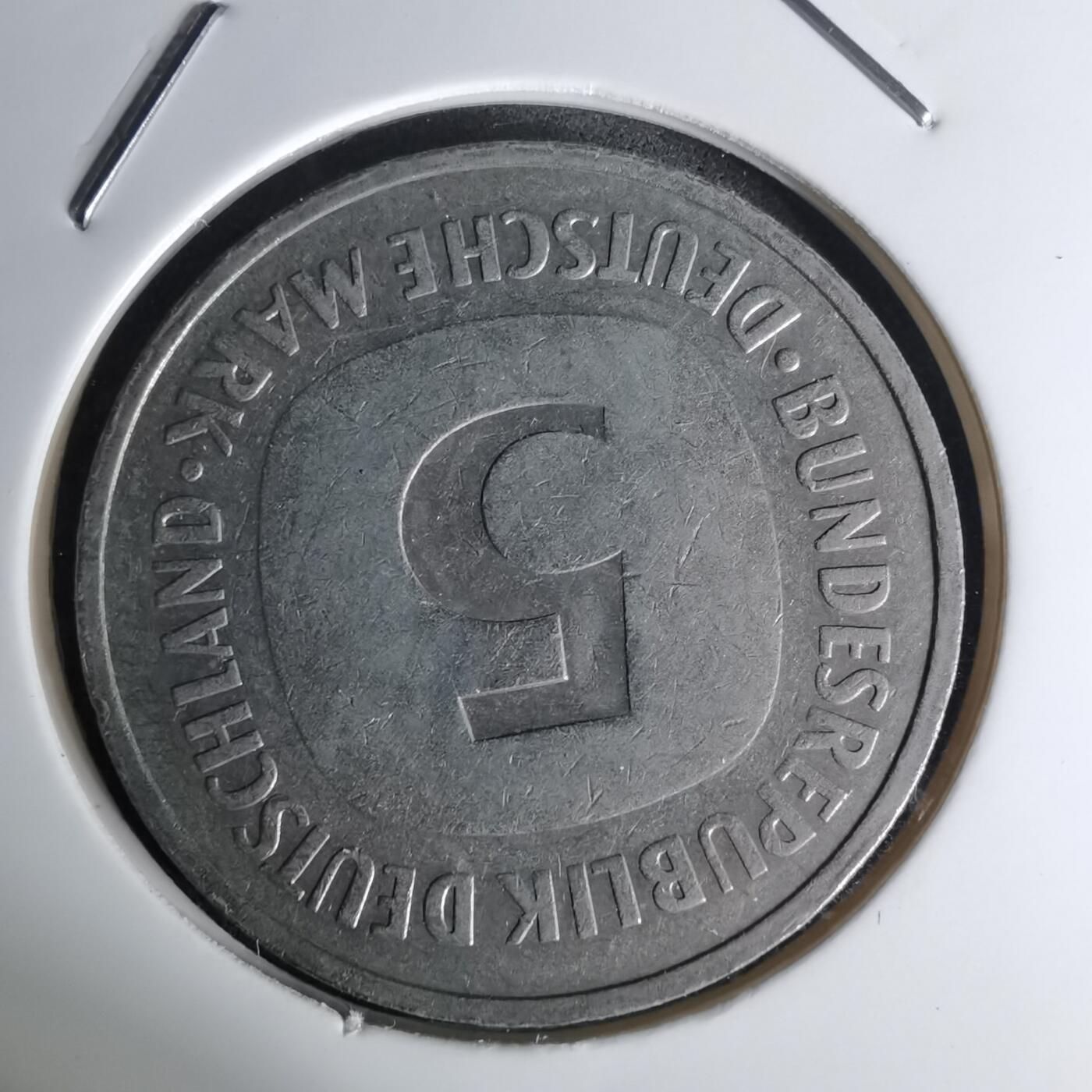 沼泽如烟--第1012场 德国1975年5马克