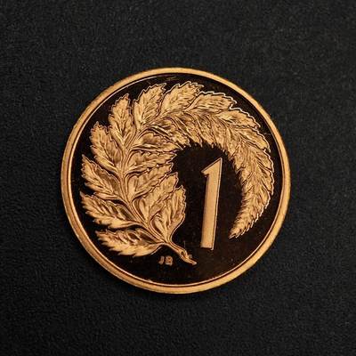 【淘币小摊】实时拍第八百七十六拍   散币场    每周一统一发货 - 新西兰1984年一分精制铜币