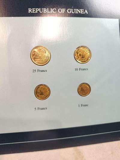 G&W世界散币，银币处理专场（第45场） - 富兰克林-几内亚4枚套