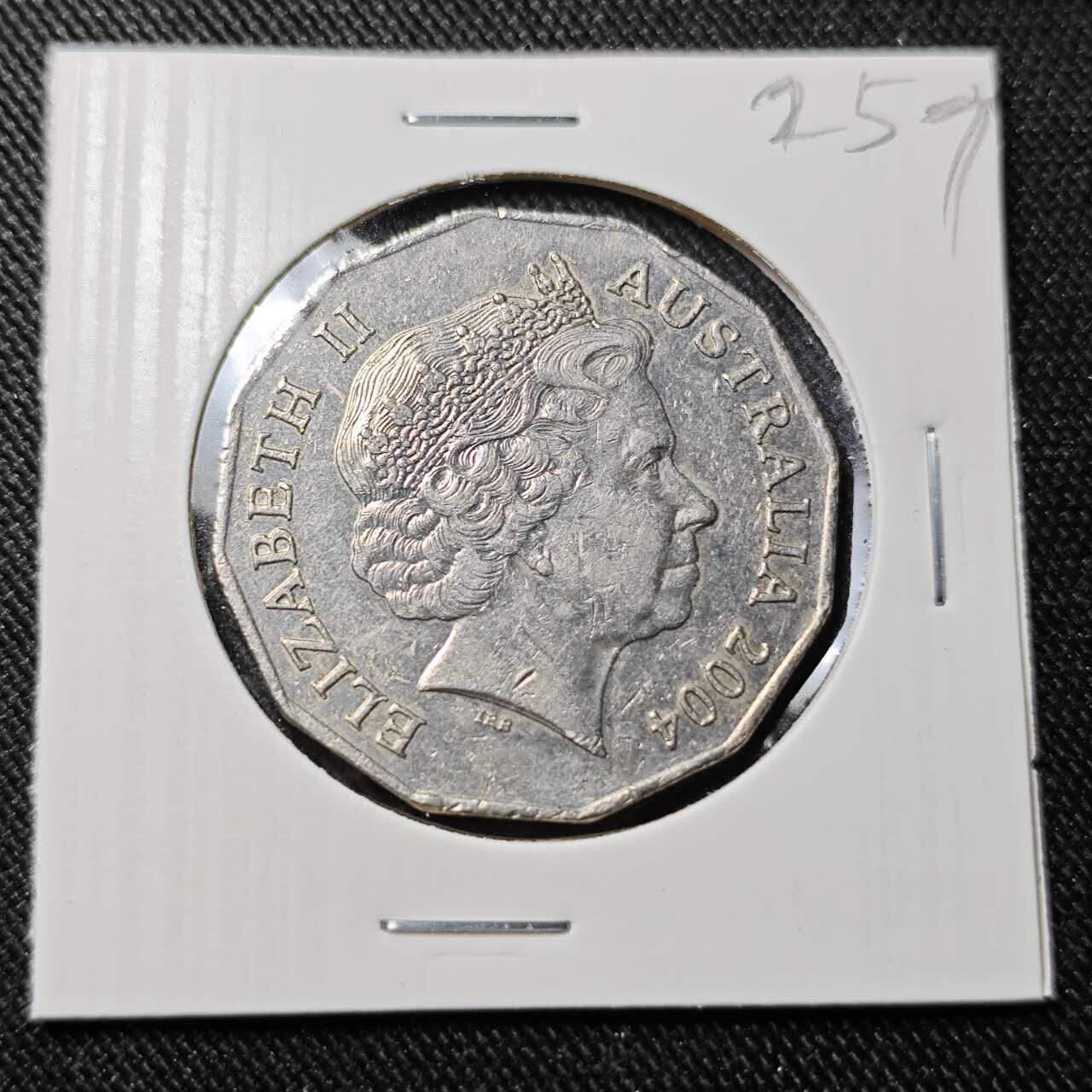 KK钱币收藏小铺   套币 批量/好品散币专场 2月预留时间 周末发货   澳大利亚50分纪念币