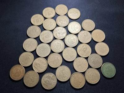 KK钱币收藏小铺   套币 批量/好品散币专场 2月预留时间 周末发货 -  墨西哥100比索铜币一组32枚