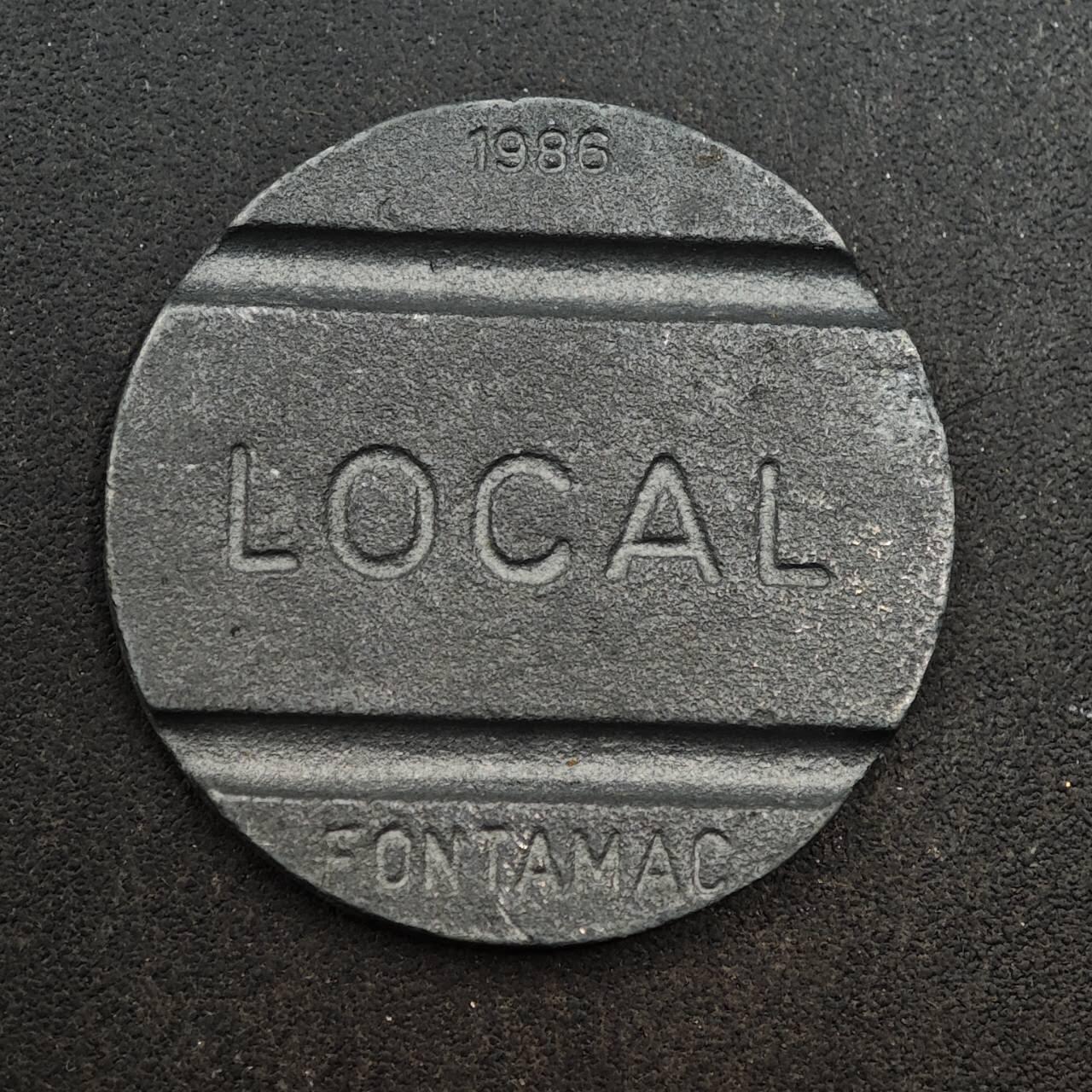 【淘币小摊】实时拍第八百七十六拍   散币场    每周一统一发货 1986年电话代币锌币