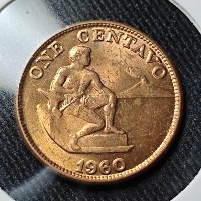 KK钱币收藏小铺   套币 批量/好品散币专场 2月预留时间 周末发货 -  1960菲律宾1分铜币 好品