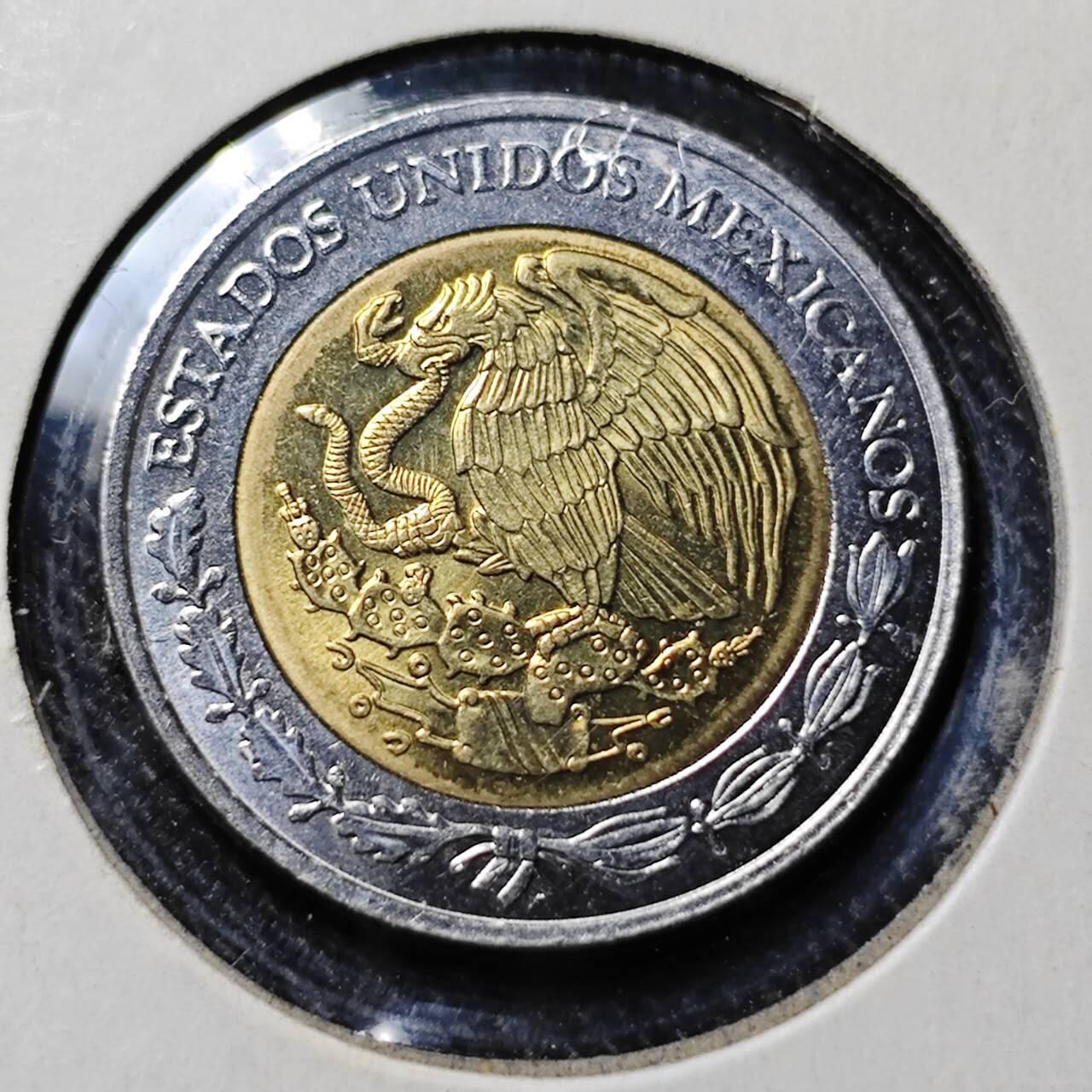 KK钱币收藏小铺   套币 批量/好品散币专场 2月预留时间 周末发货  墨西哥1比索双色币 好品