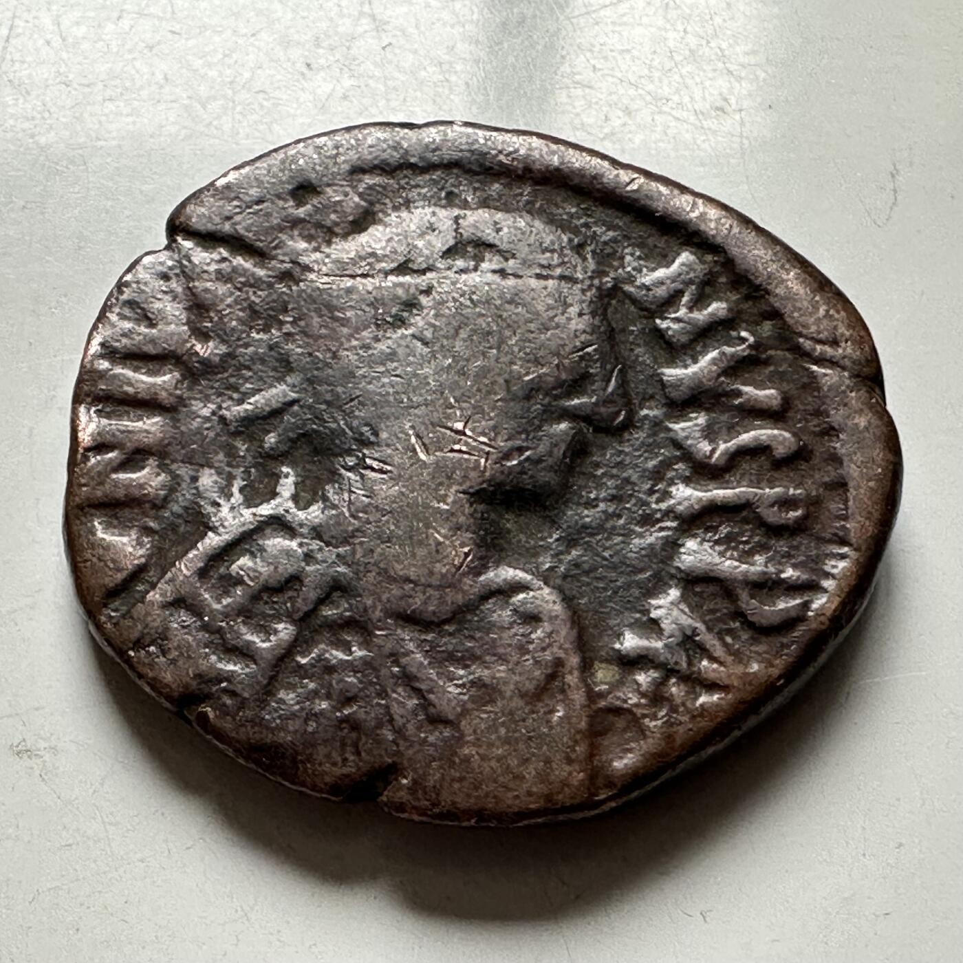 🌹外币初藏🌹🐯2026年第24场  每周二四六晚8️⃣点 接代拍 拜占庭帝国 查士丁尼一世 40努米（Follis）铜币 公元527-565年 约29mm，13.7克