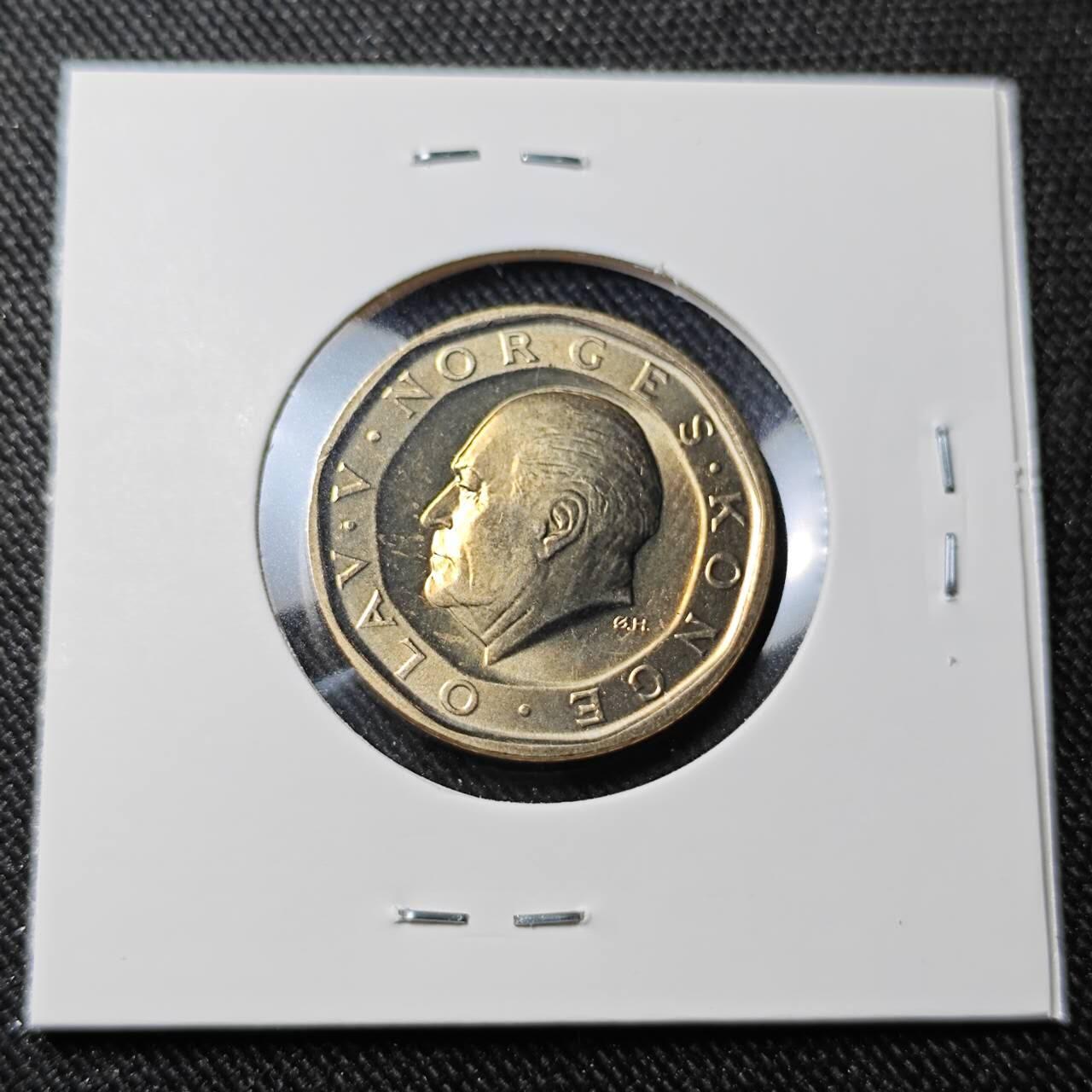 KK钱币收藏小铺   套币 批量/好品散币专场 2月预留时间 周末发货  1984挪威10克朗 好品