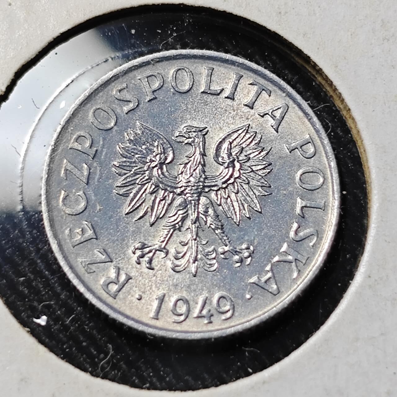 KK钱币收藏小铺   套币 批量/好品散币专场 2月预留时间 周末发货  1949波兰2格罗申 少年份