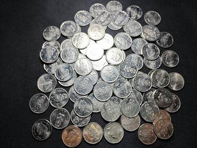 KK钱币收藏小铺   套币 批量/好品散币专场 2月预留时间 周末发货 -  新西兰20分一组79枚 面值15.8新西兰元