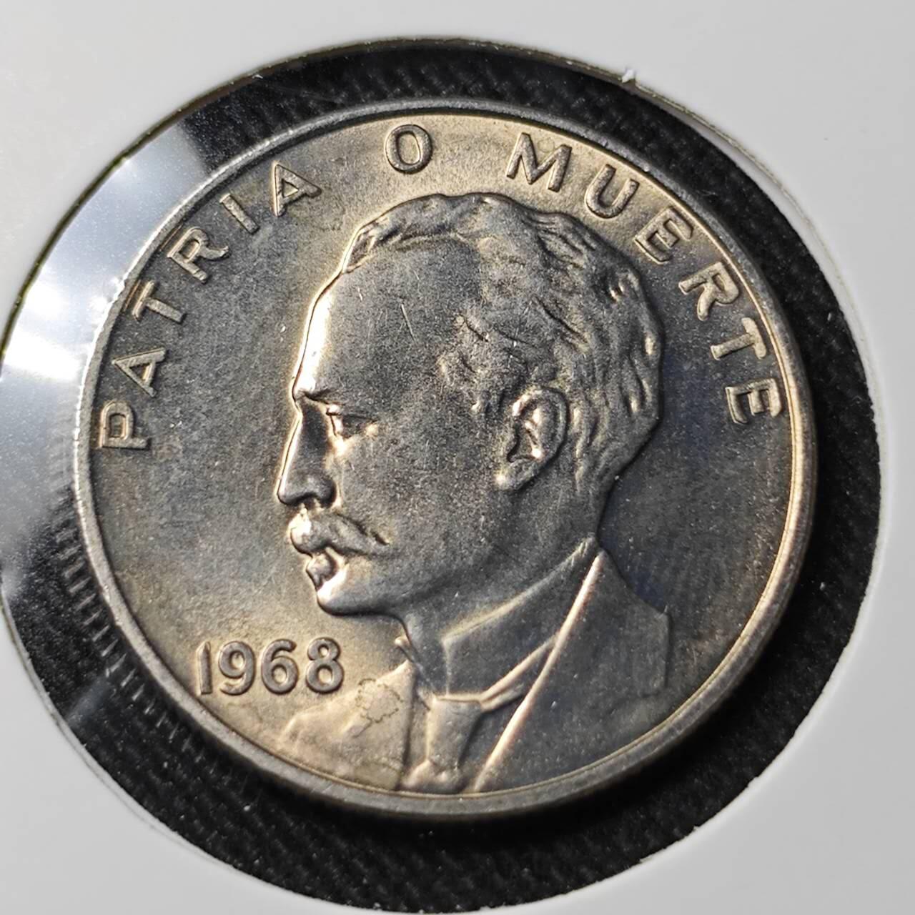 KK钱币收藏小铺   套币 批量/好品散币专场 2月预留时间 周末发货  1968古巴20分 好品