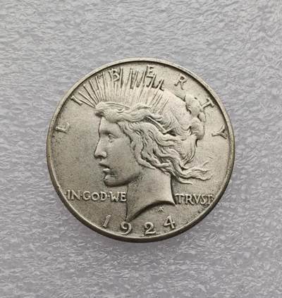 瓶子🏺第231期拍卖会 -  美国1924年和平银元（Peace Dollar）90%银