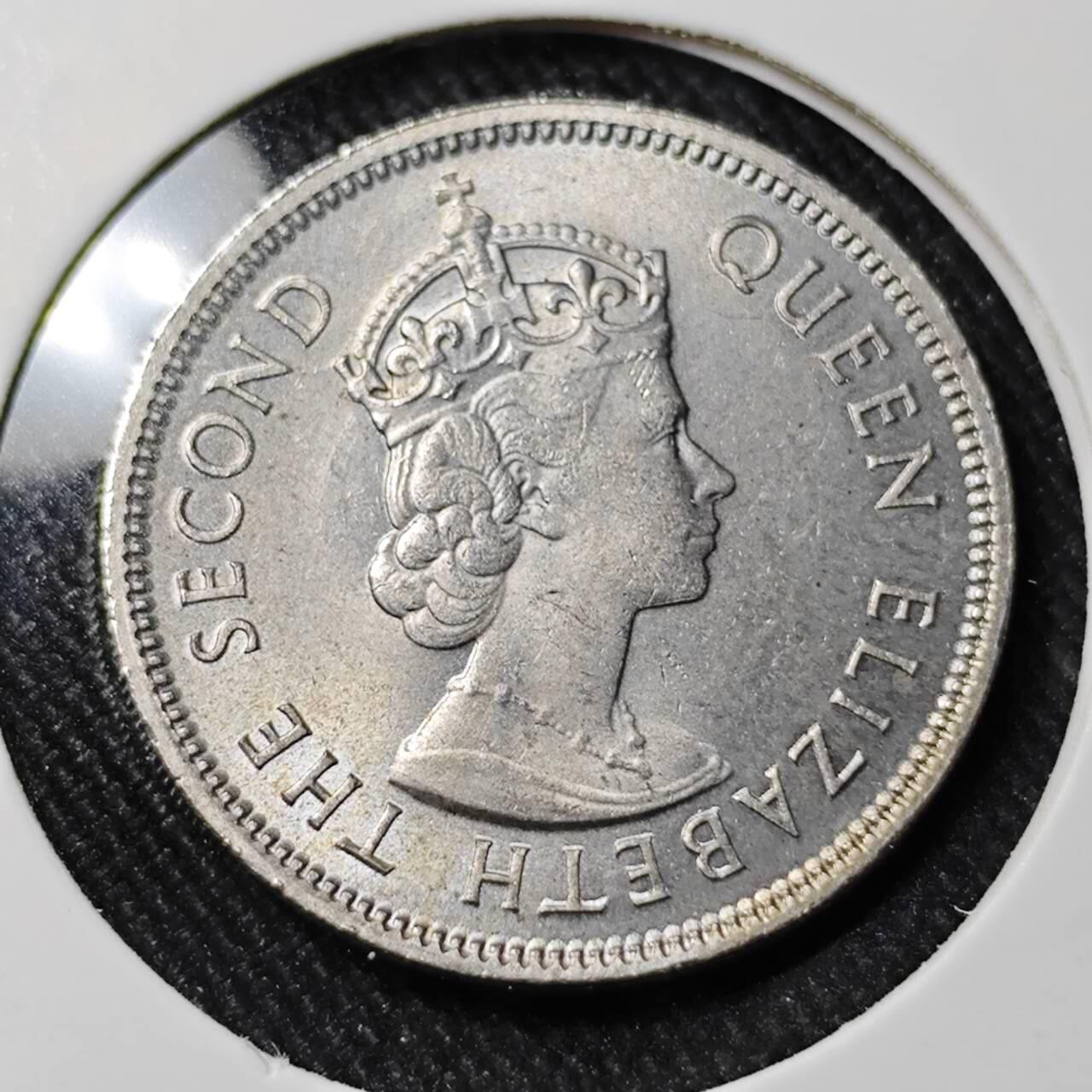 KK钱币收藏小铺   套币 批量/好品散币专场 2月预留时间 周末发货  1964香港5毫镍币