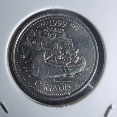 沼泽如烟--第1012场 - 加拿大1999年25分纪念币