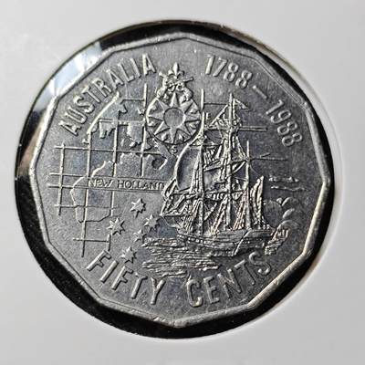 KK钱币收藏小铺   套币 批量/好品散币专场 2月预留时间 周末发货 -   澳大利亚50分纪念币