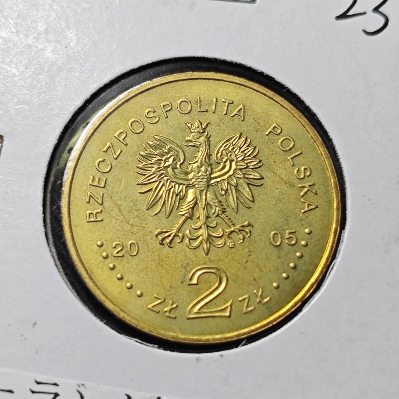 KK钱币收藏小铺   套币 批量/好品散币专场 2月预留时间 周末发货  2002波兰2兹罗提纪念币