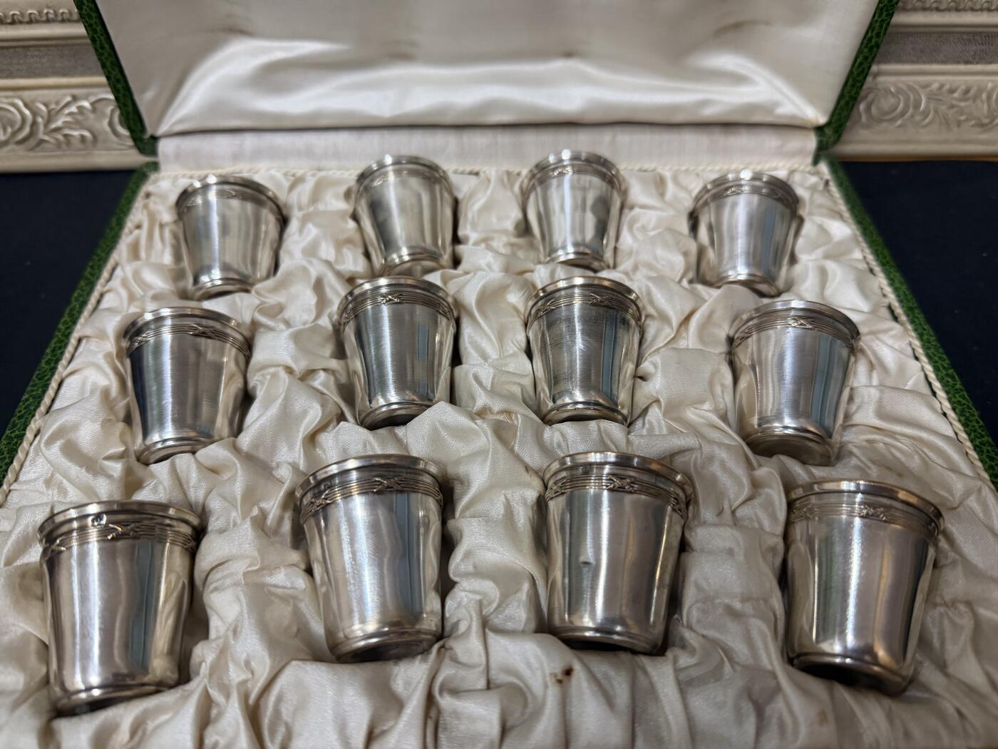 海外回流精品专场（五） 法国回流包银小酒杯一套