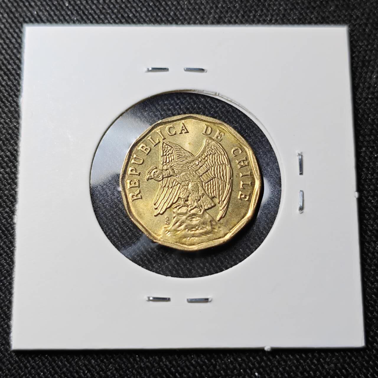 KK钱币收藏小铺   套币 批量/好品散币专场 2月预留时间 周末发货  1975智利5分铜币 好品 铜版少见