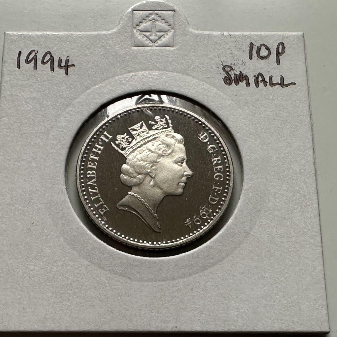 🌹外币初藏🌹🐯2026年第24场  每周二四六晚8️⃣点 接代拍 英国1994年10便士 精制币 b