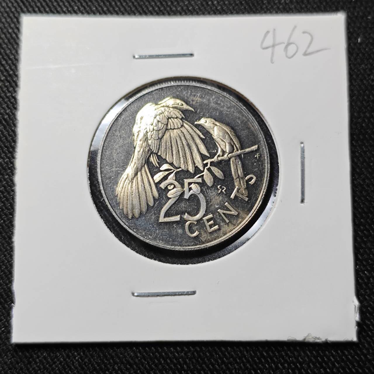 KK钱币收藏小铺   套币 批量/好品散币专场 2月预留时间 周末发货  1973维尔京群岛精制25分